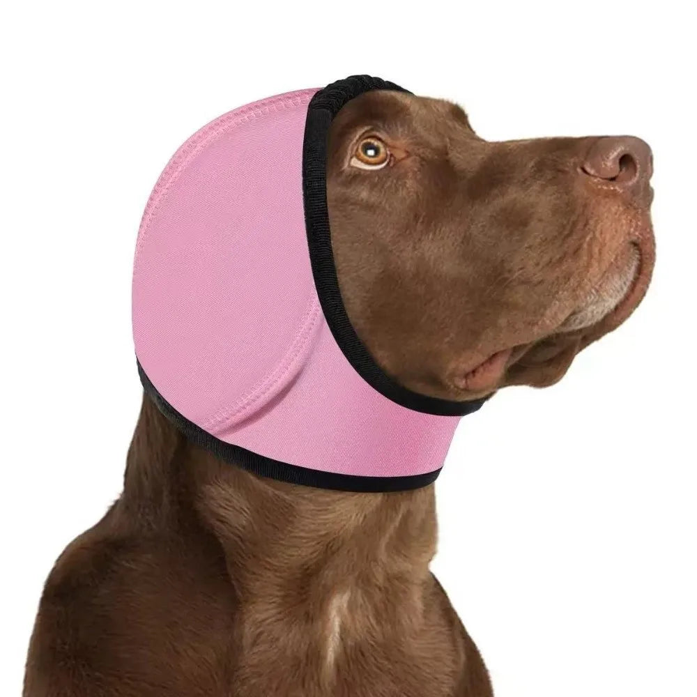 Calming ear wrap in Pink