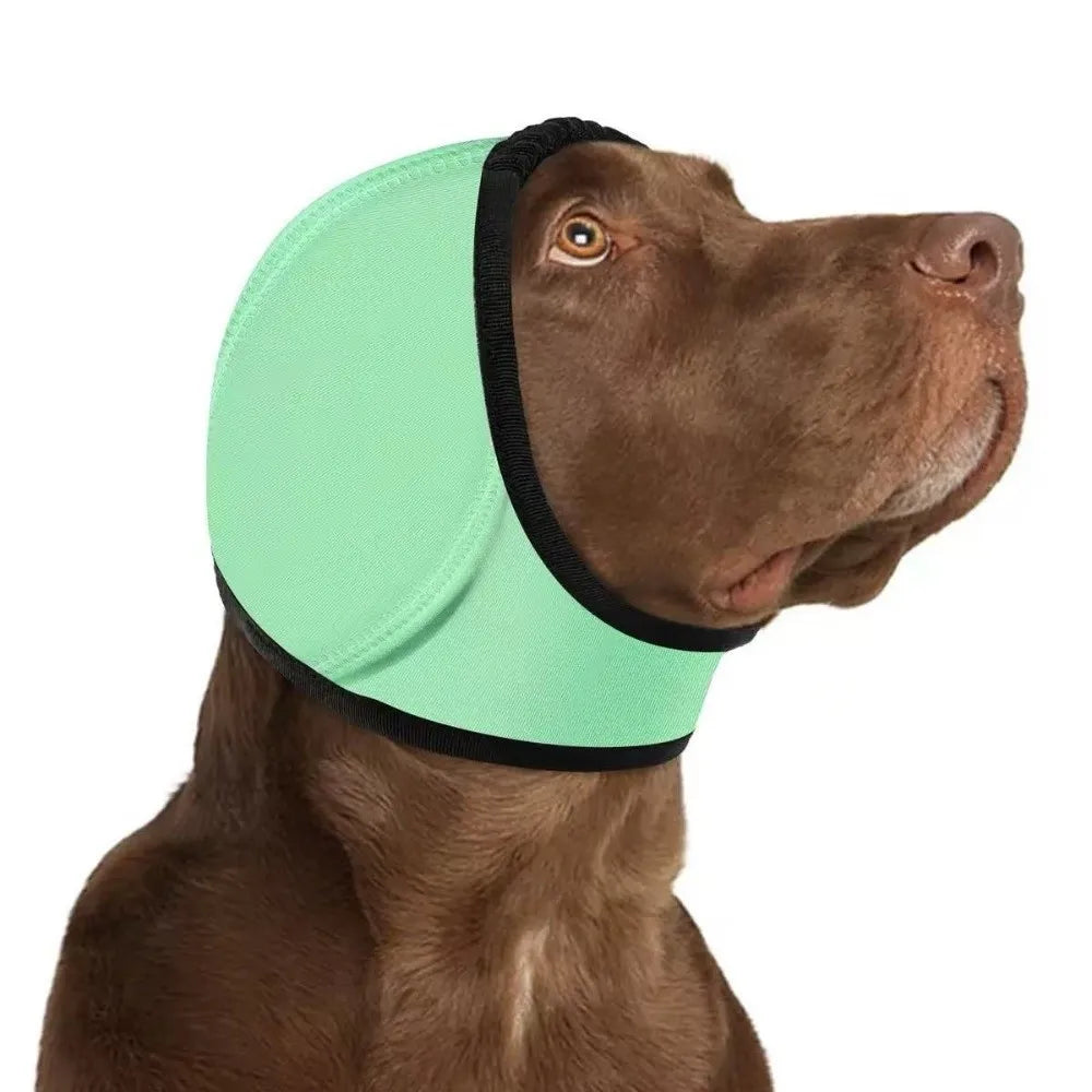 Calming ear wrap in Light Green