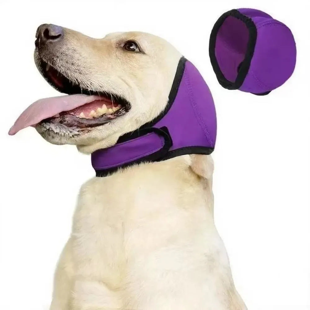 Calming ear wrap in Purple